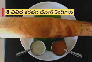 Read more about the article 8 Different variety of dosa recipe in kannada